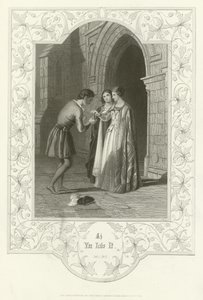Zoals je het leuk vindt, Act I, scene ii door Joseph Kenny Meadows